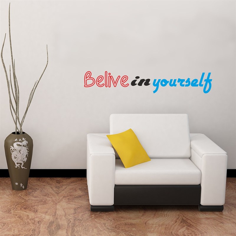 DekorLoft Belive In You Self Duvar Sticker DY-102